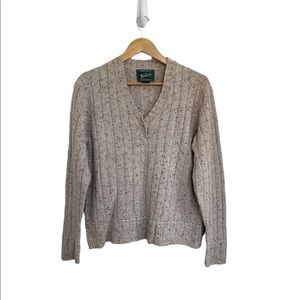 Woolrich Devan Henley Stone Heather Sweater